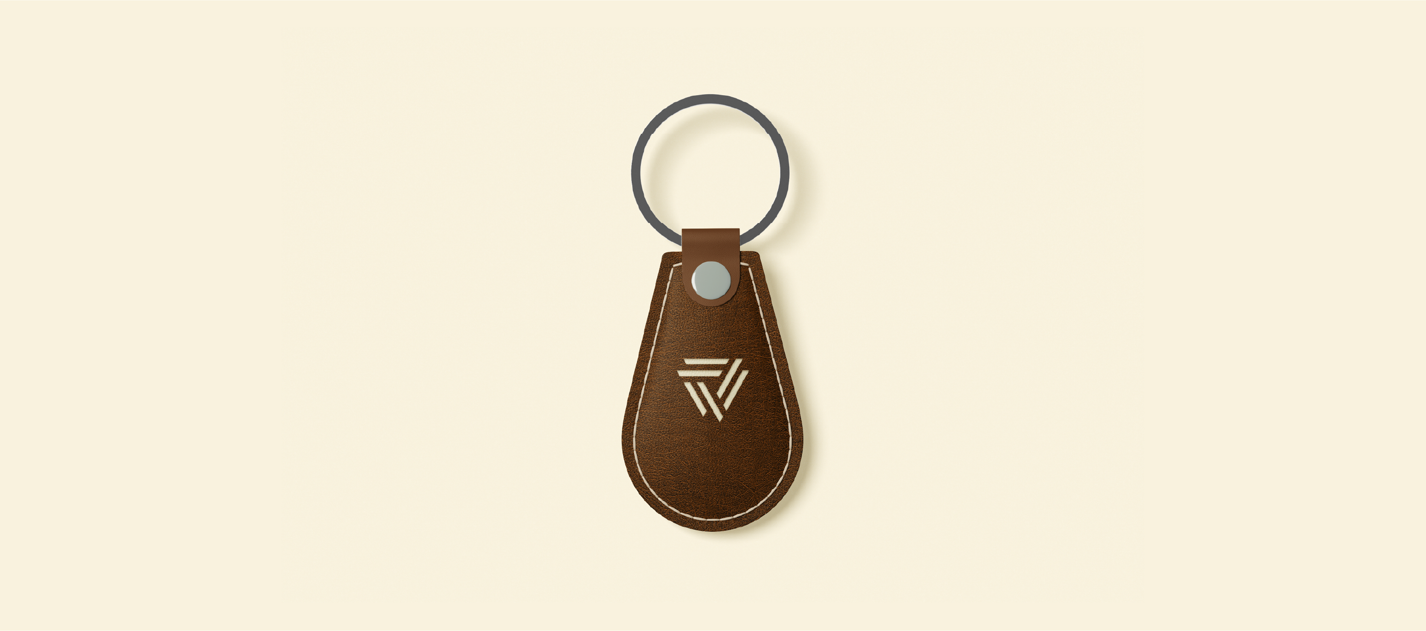 Leather Keychains with Metal