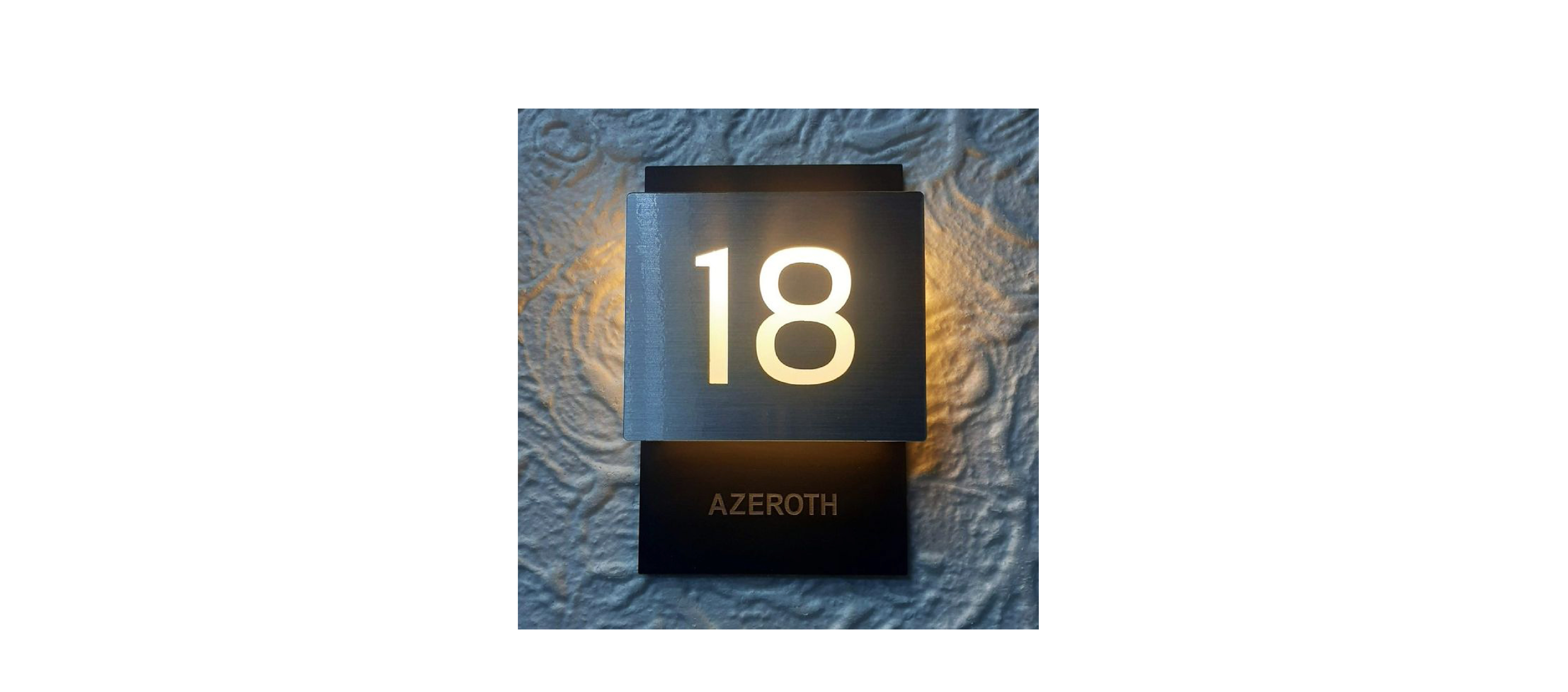 Room Number Plaques 18